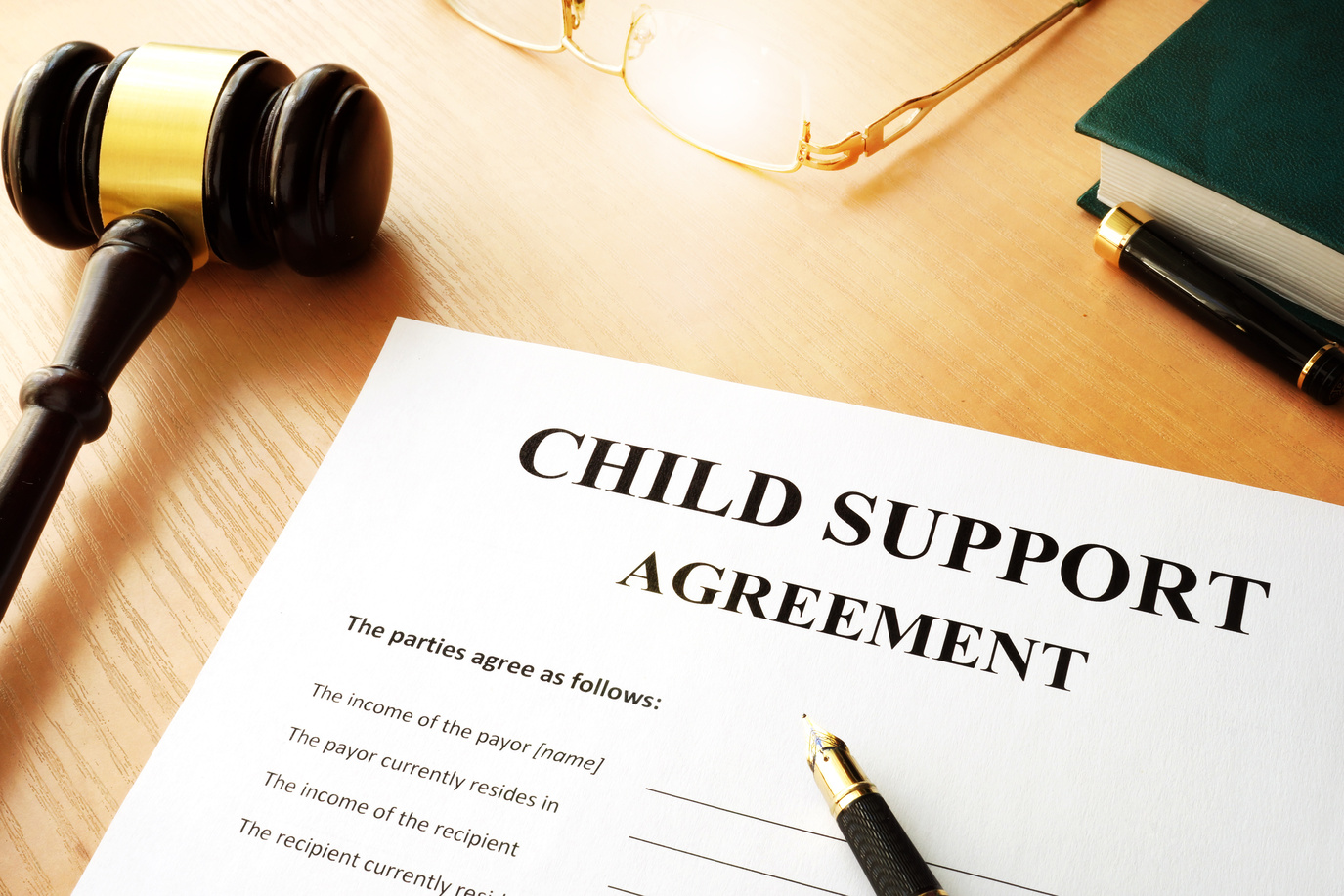 child support agreement document